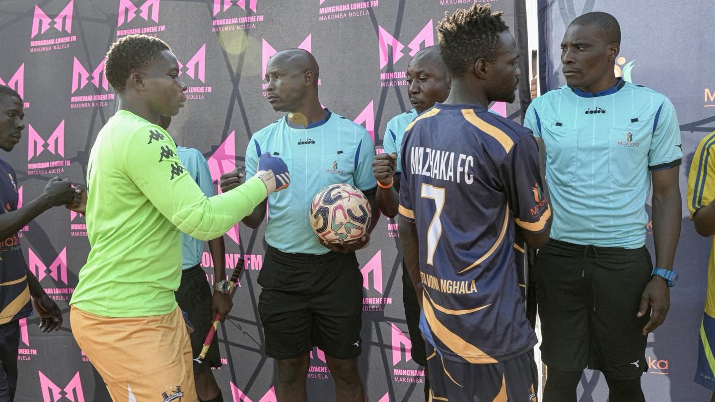 Players and officials meet at the awards ceremony