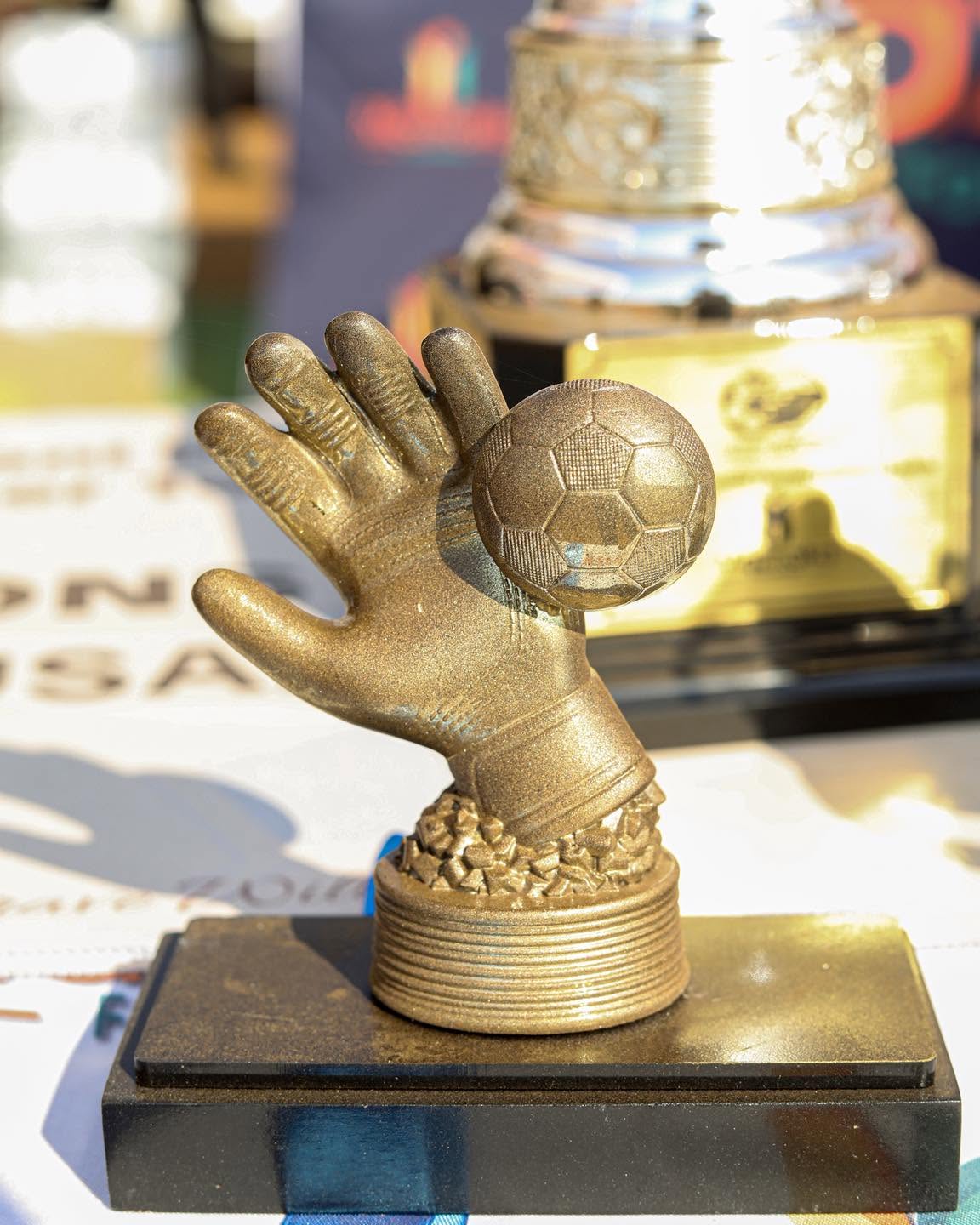 Awards are arranged for the tournament