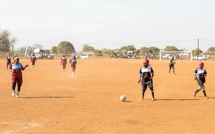 Players during the match