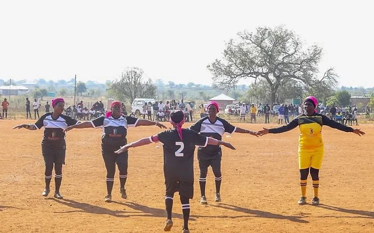 Team on the field